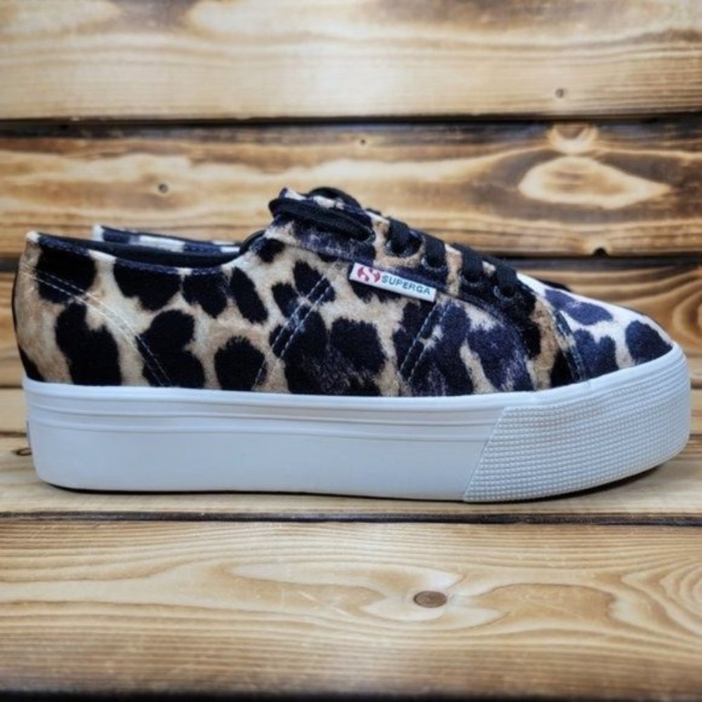 Superga Shoes Sneakers Platforms for Women 2790 Animal Leopard Print Y2K